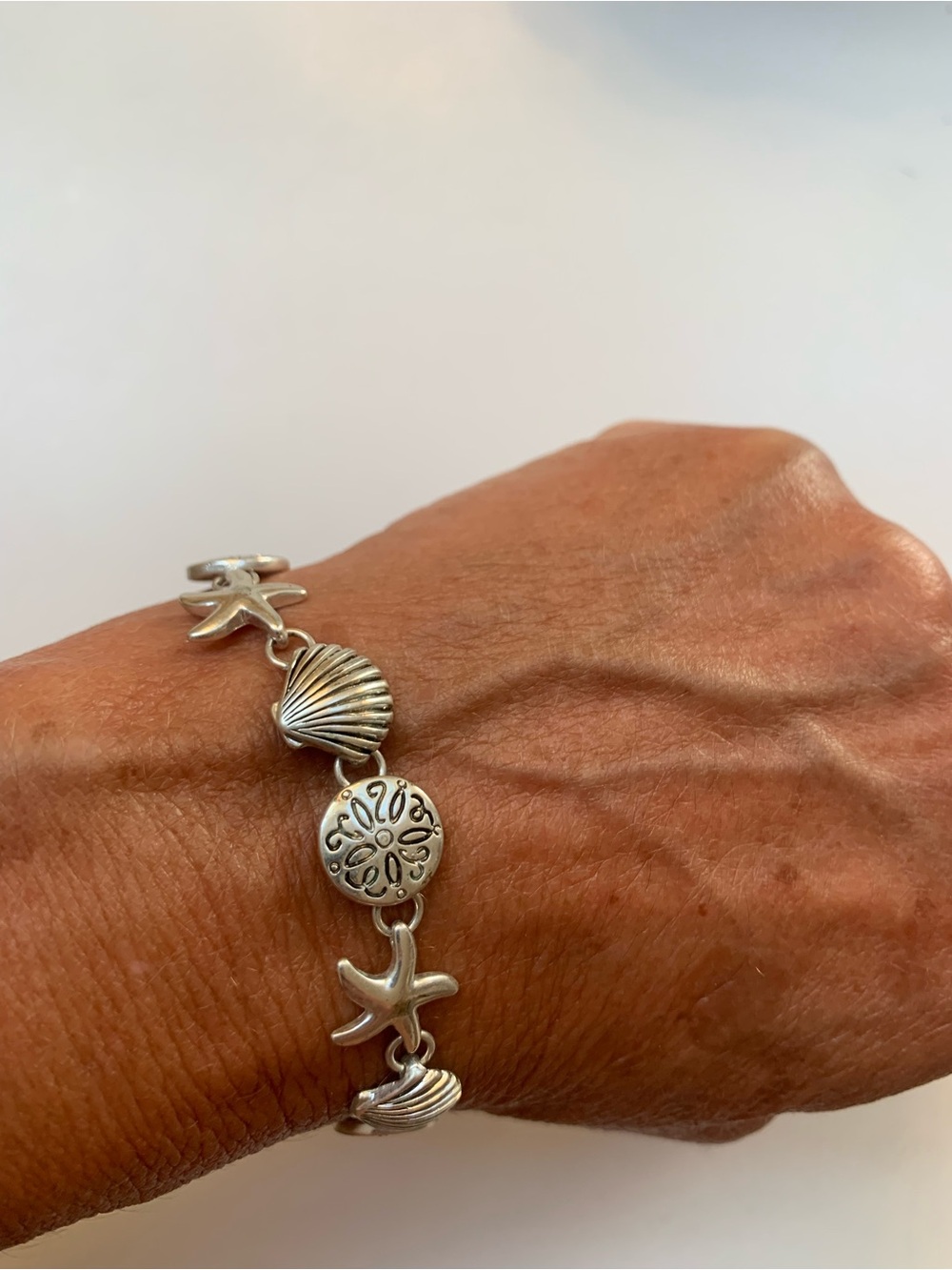 Coastal  Seashell & Starfish Bracelet